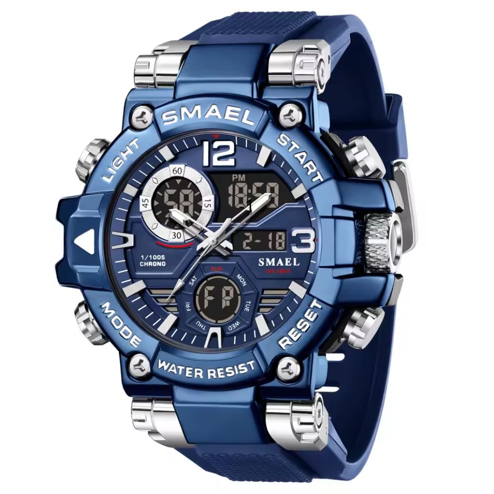 Relógio Smael Blue Caliber