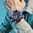 Relógio Smael Blue Caliber